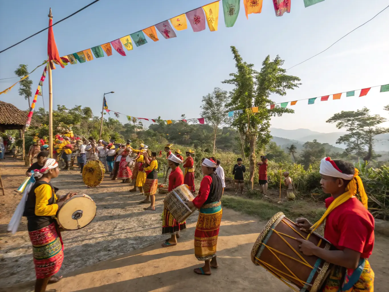 A photo showcasing local cultural events related to hunting traditions, highlighting the importance of preserving cultural heritage.